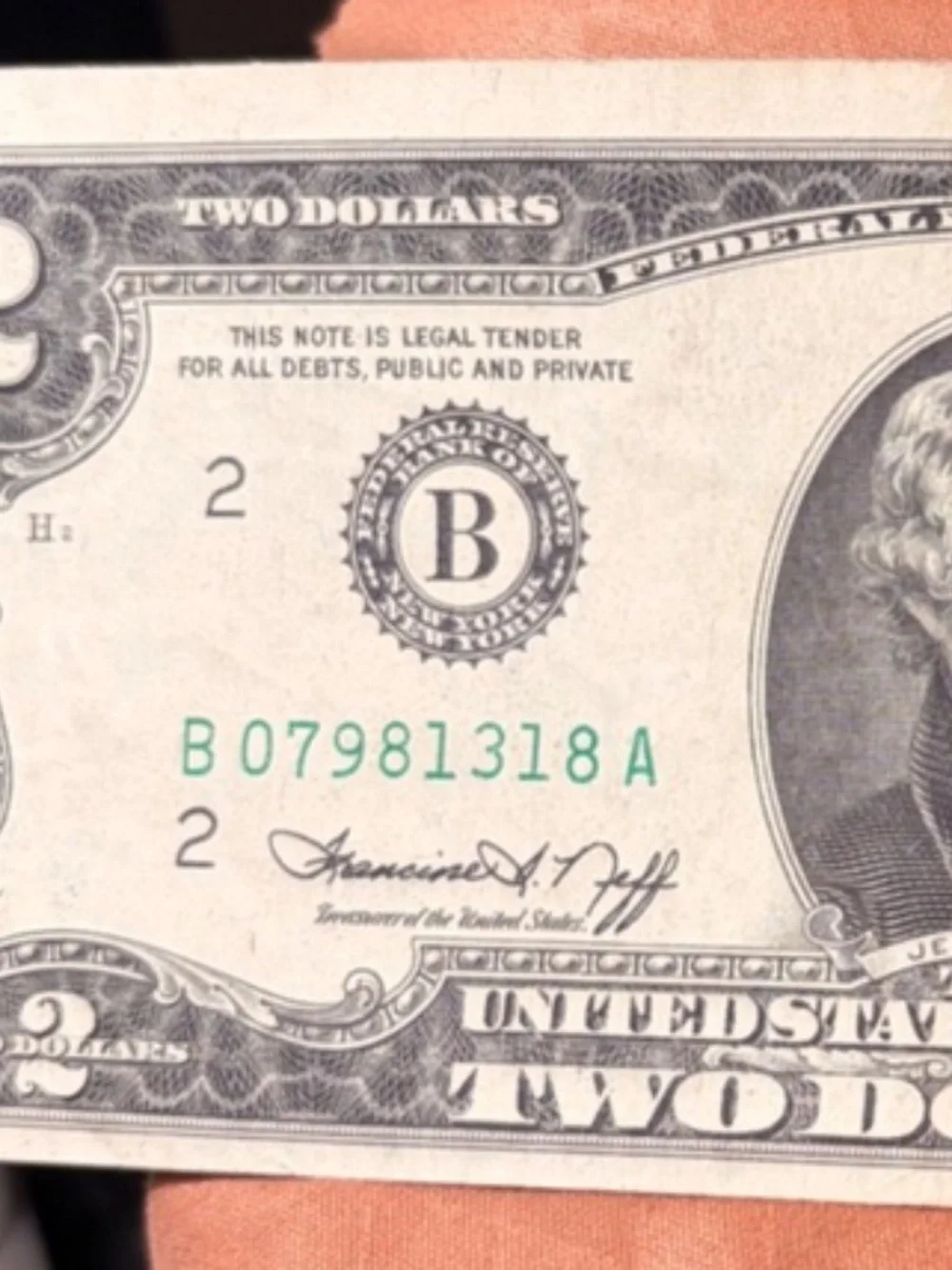 Us Mint 1976 $2